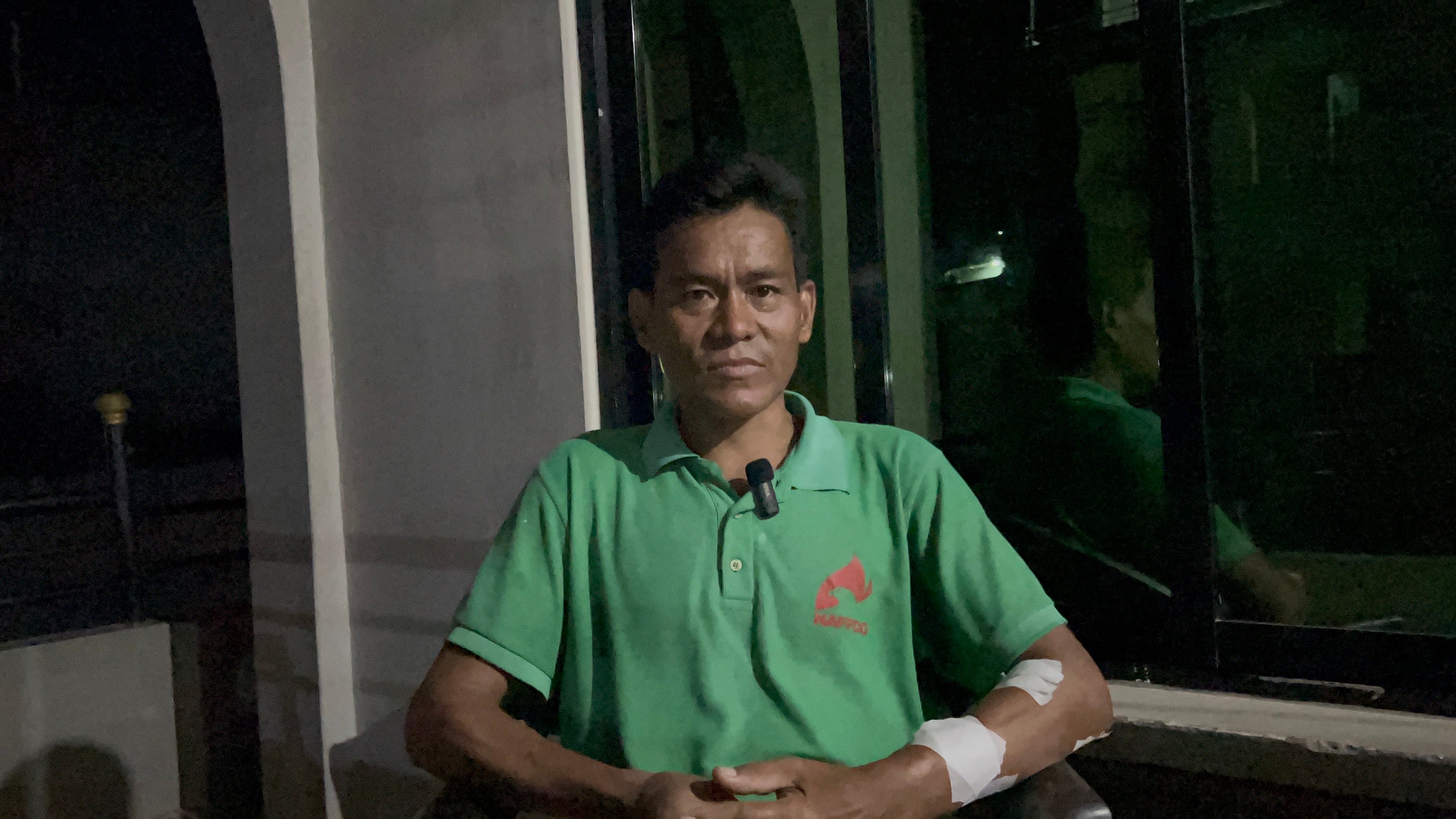 Til after his dialysis treatment, Butwal, Nepal, July 22, 2023. 