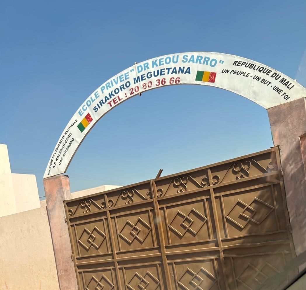 A shuttered school in Bamako, Mali, October 27, 2025. 