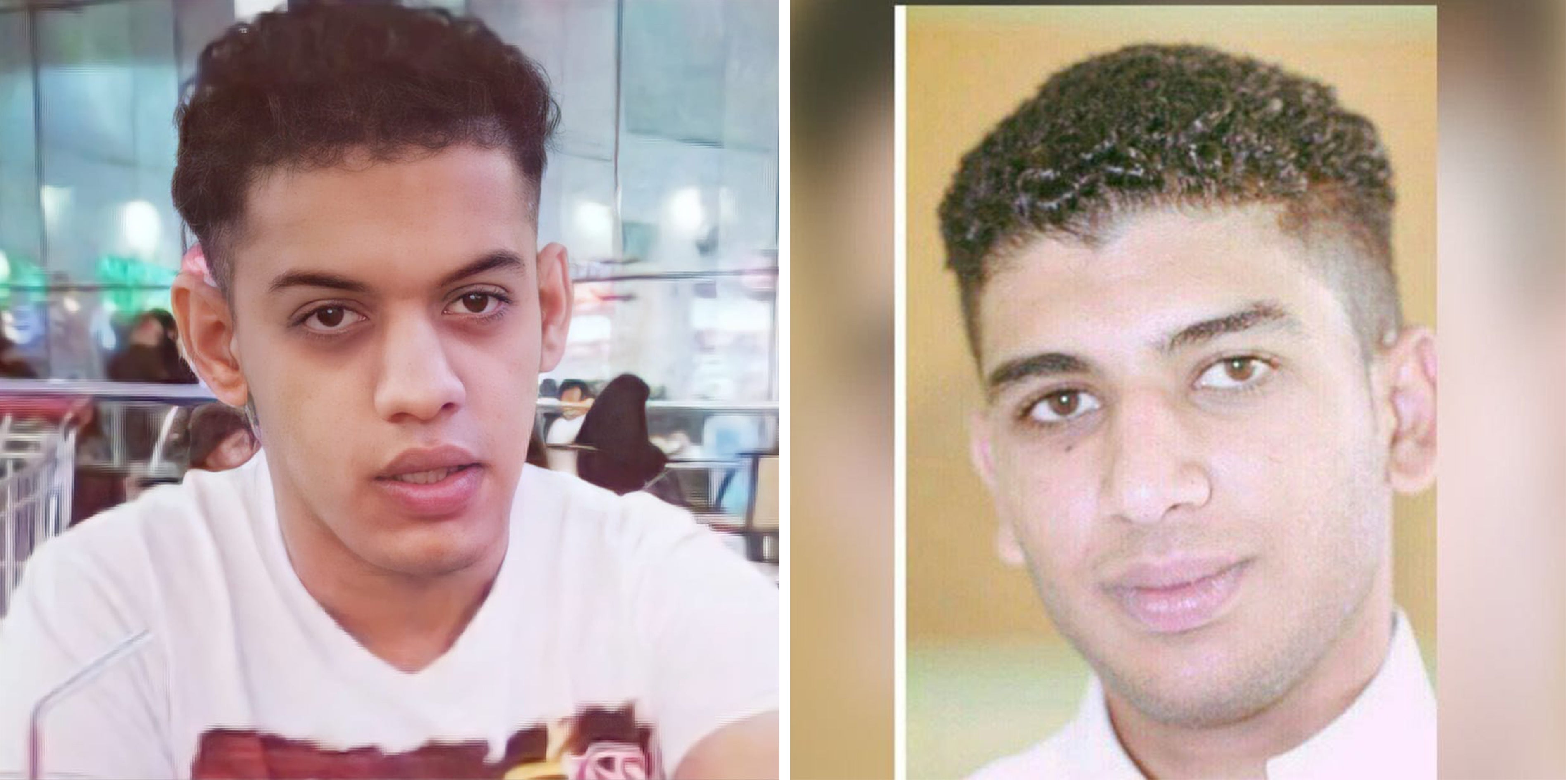 عبد الله الدرازي (يمين) وجلال اللباد. 