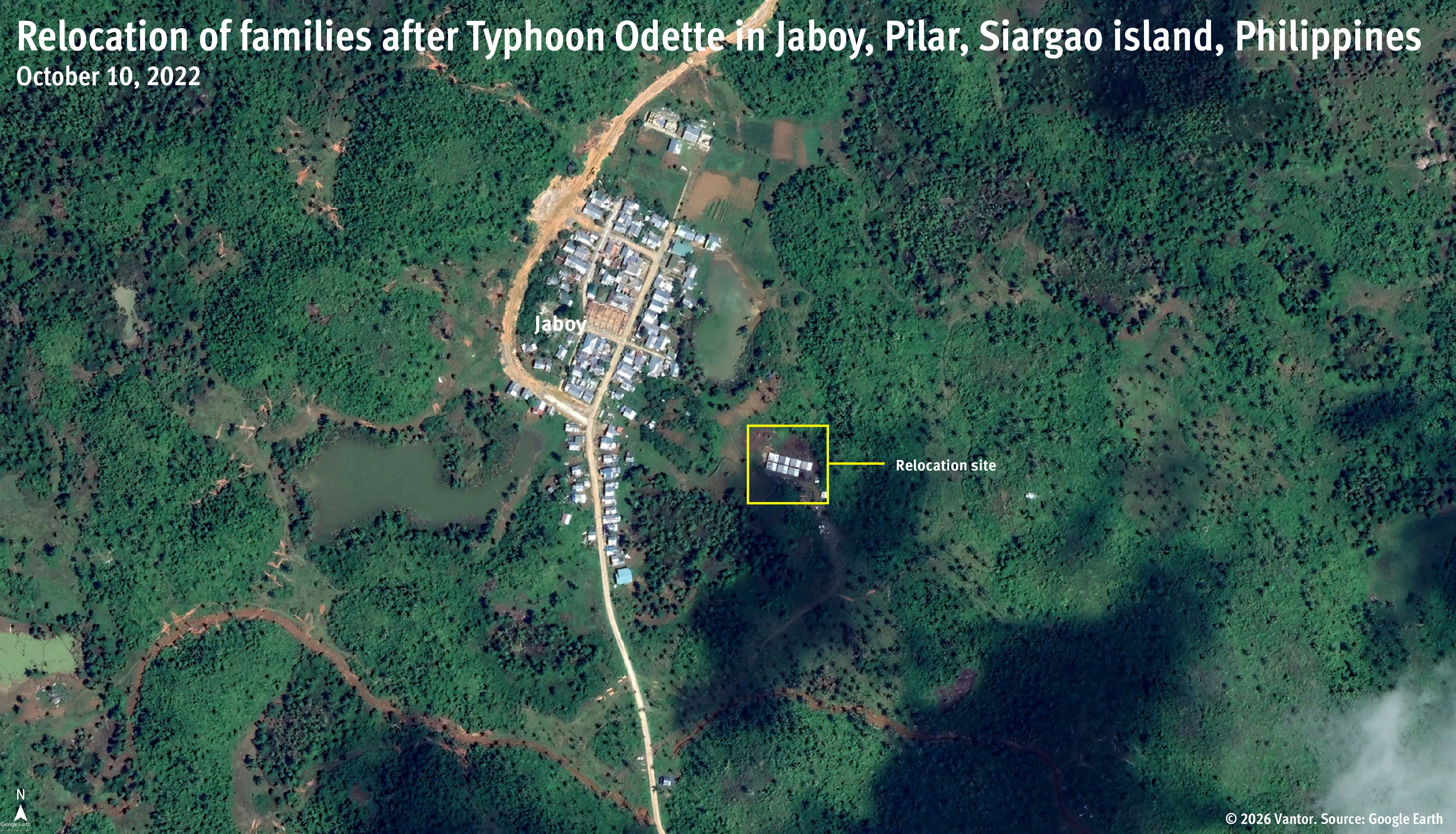 Annotated satellite image 