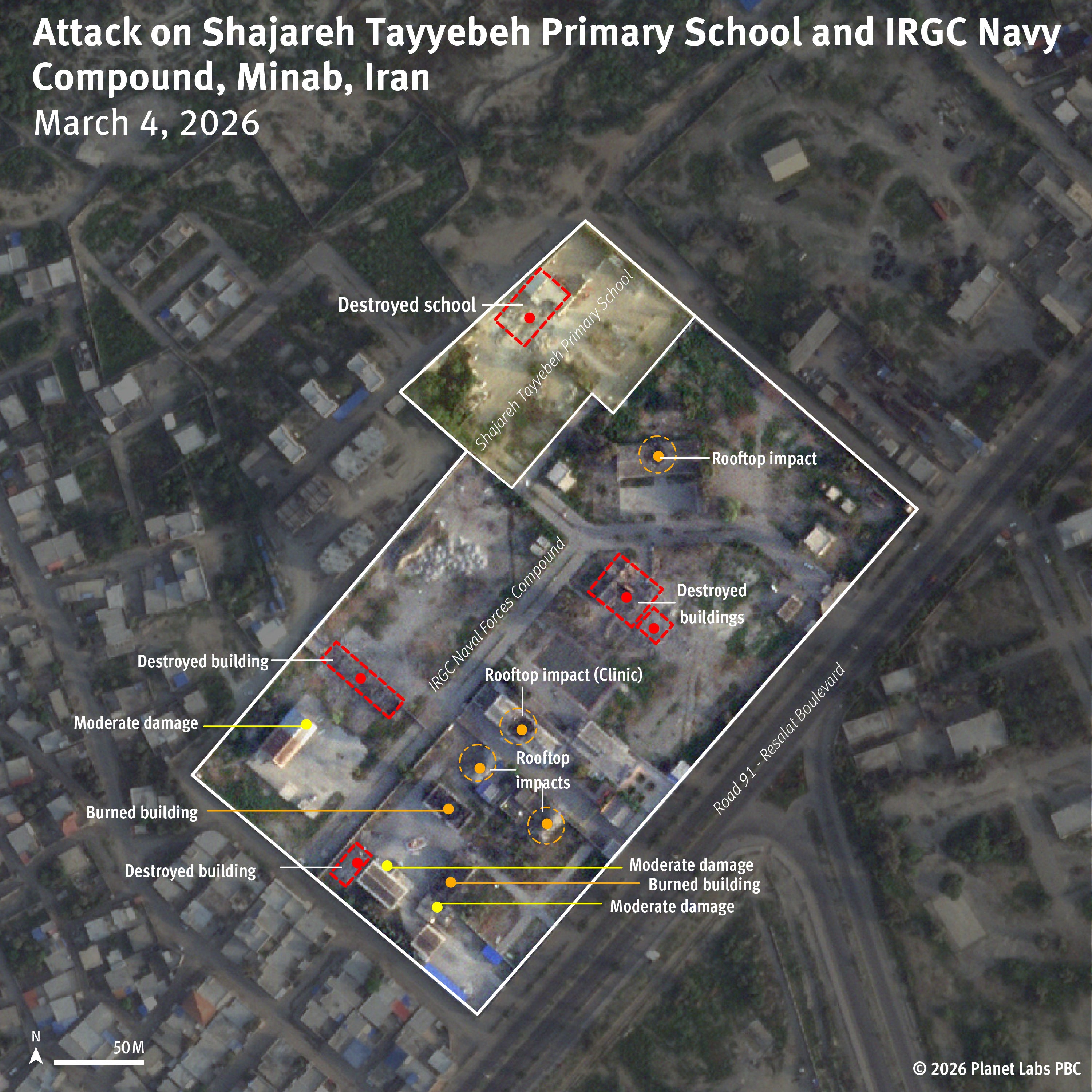 Annotated satellite image 