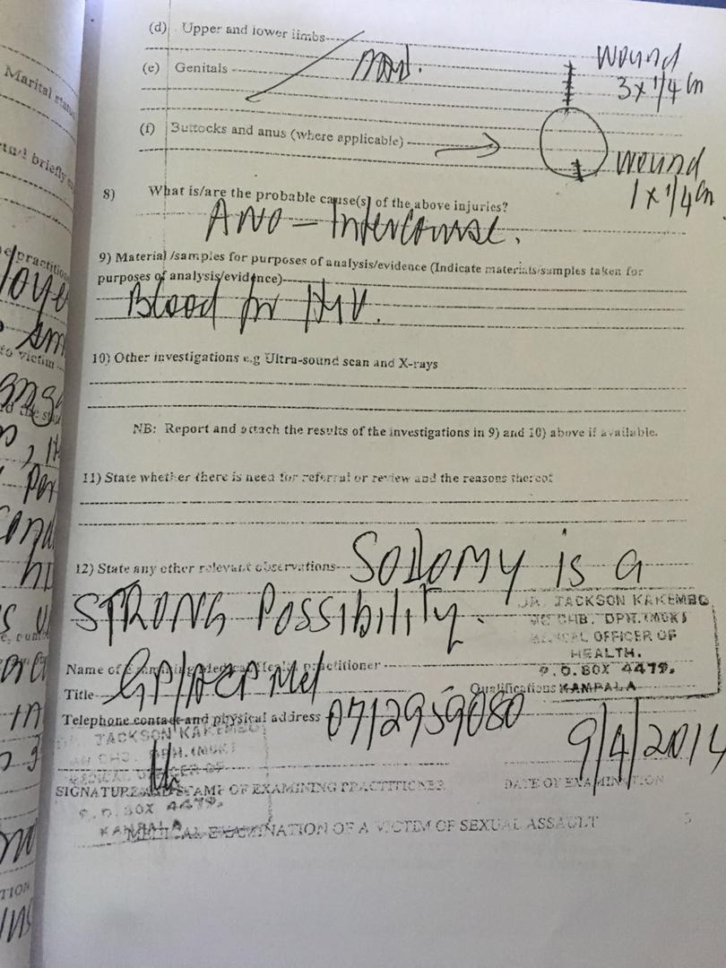 anal exam from Uganda