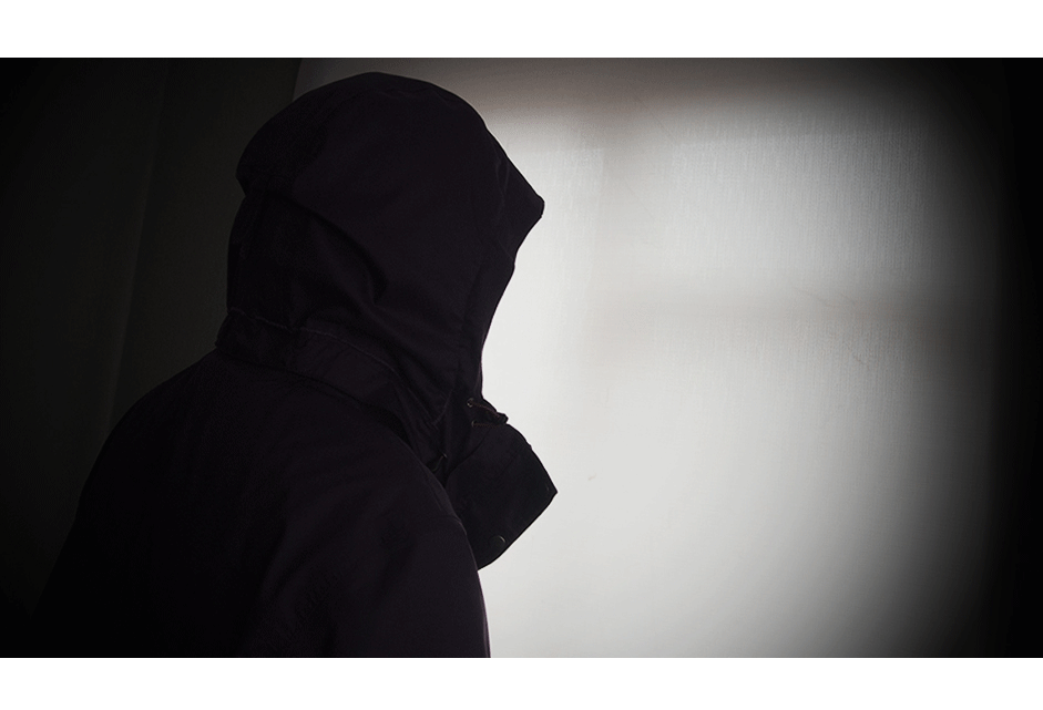 A victim of the purge telling his story in a safe house in central Russia in April 2017.