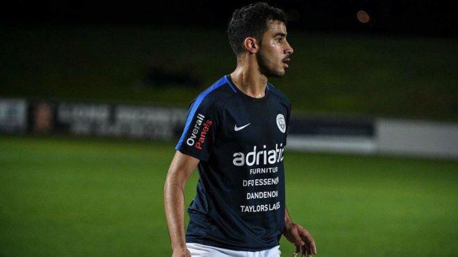 Le footballeur bahreïnien Hakeem al-Araibi.