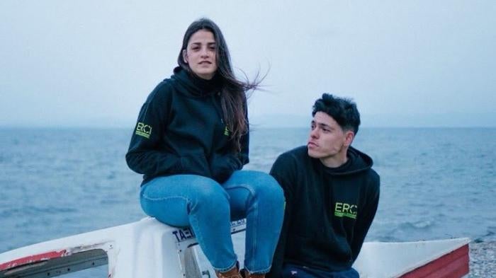 Humanitarian activists Sarah Mardini and Sean Binder