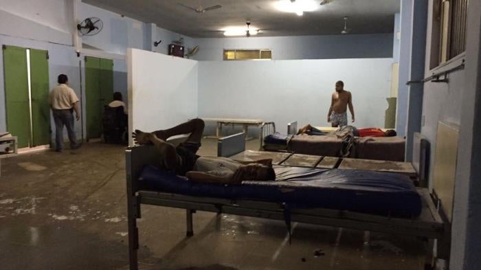 A psychiatric ward in an institution in Rio de Janeiro. Residents of most institutions in Brazil live in depersonalized conditions, have few if any personal belongings, and have little or no privacy.