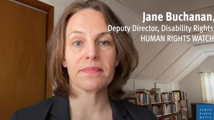 Jane DRD COVID video screengrab