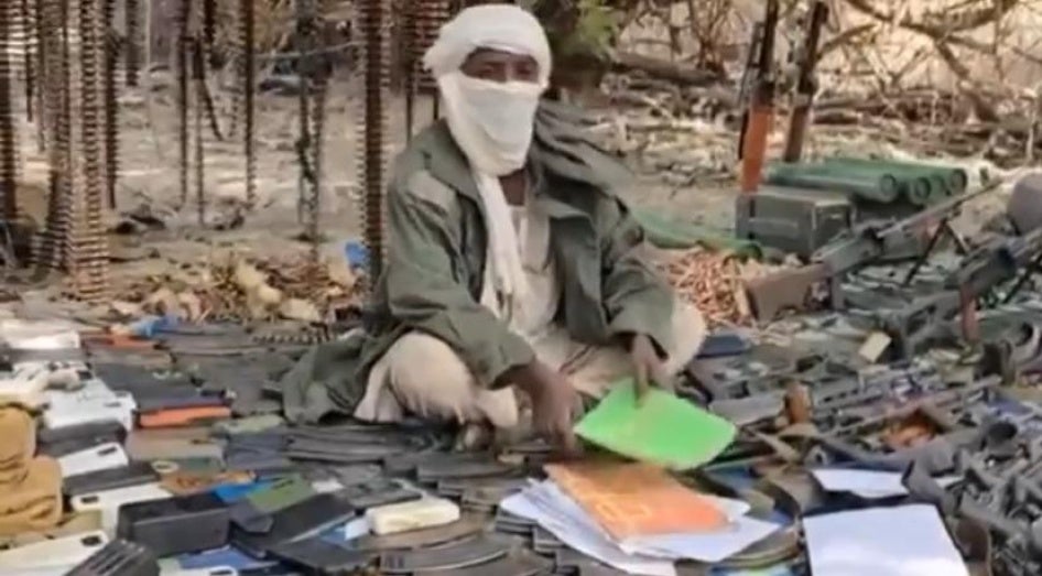 Capture d'écran d'Ousmane Dicko, frère de Jafar Dicko, chef du GSIM au Burkina Faso.