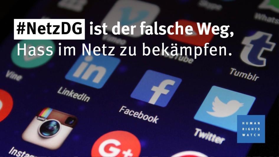 Germany's social media law is the wrong way to counter online abuse