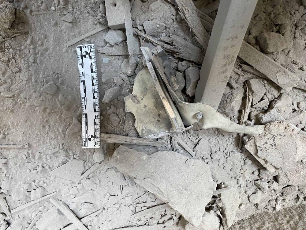 remnant with alpha-numeric codes and Allen bolts 