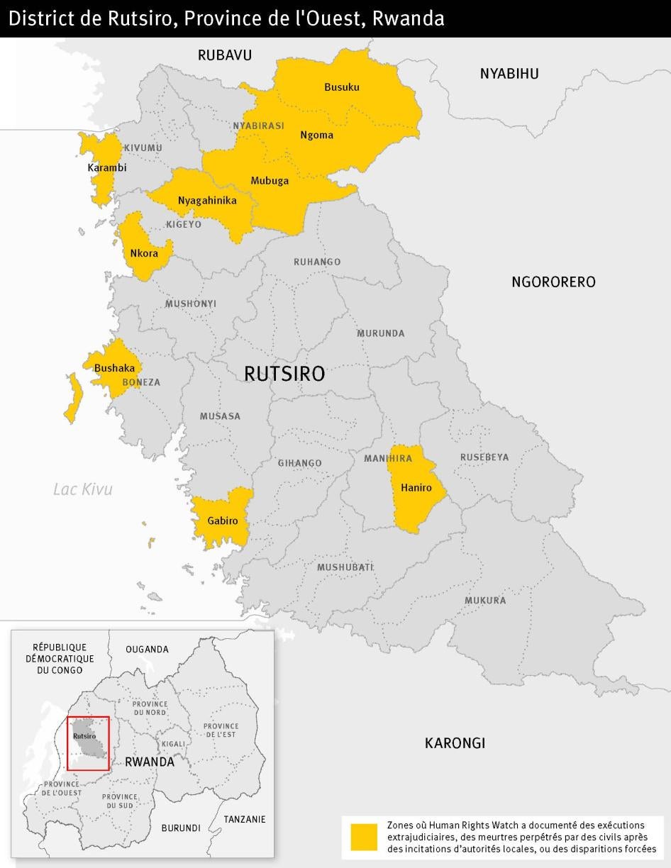 District de Rutsiro, Province de l'Ouest, Rwanda