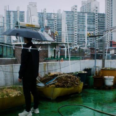 G Lee, an LGBT person in South Korea © 2021 Human Rights Watch