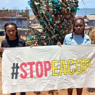 Fridays for Future Uganda activists Hilda Flavia Nakabuye and Patience Nabukalu in Kampala, Uganda. 