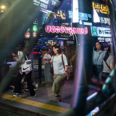 Commuters enter the Gangnam metro station in Seoul, South Korea, September 14, 2023.