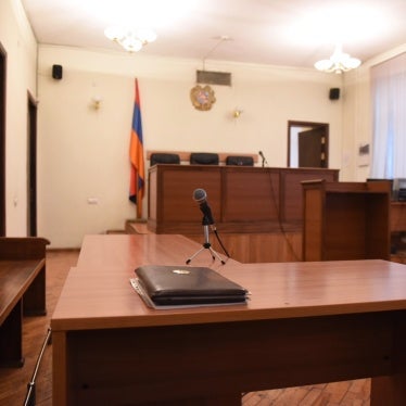 The Criminal Court of Appeal building in Yerevan, Armenia, July 12, 2018.