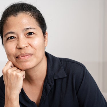 Free speech activist Pimsiri Petchnamrob in Bangkok, Thailand.